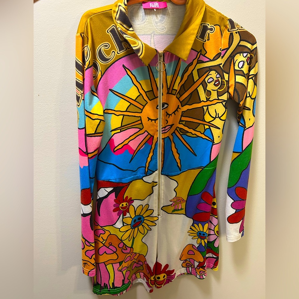 Rave romper with fun designs